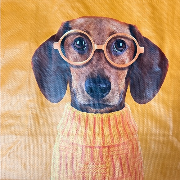 T.J.Maxx | Dachshund Dog Reusable Tote Bag ~ Set of 2 - Picture 2 of 3